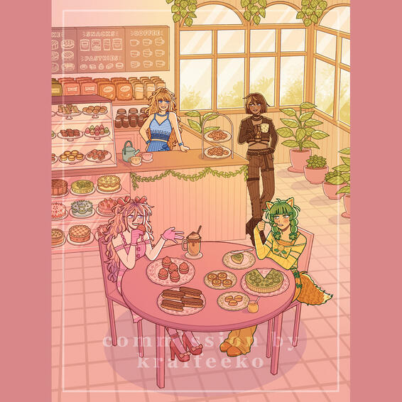 Game Characters BG Commission for @HAMarkham