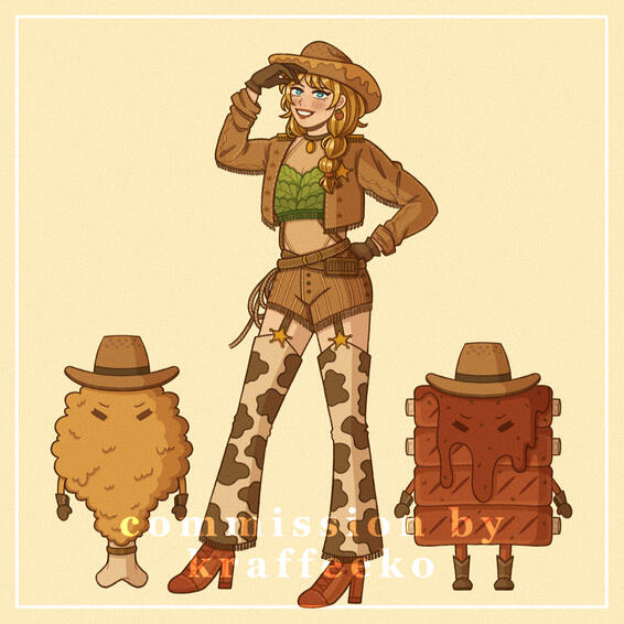 Betty Burger | Game Character Villain Commission for @HAMarkham