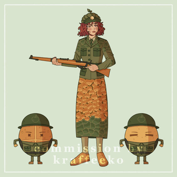 Colonel Crumble | Game Character Villain Commission for @HAMarkham