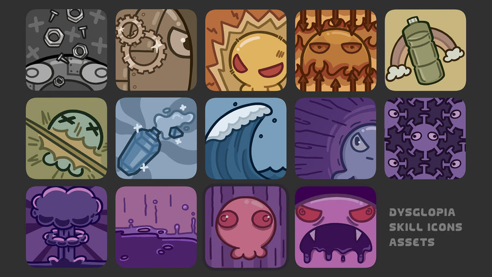 Dysglopia Skill Icons Assets